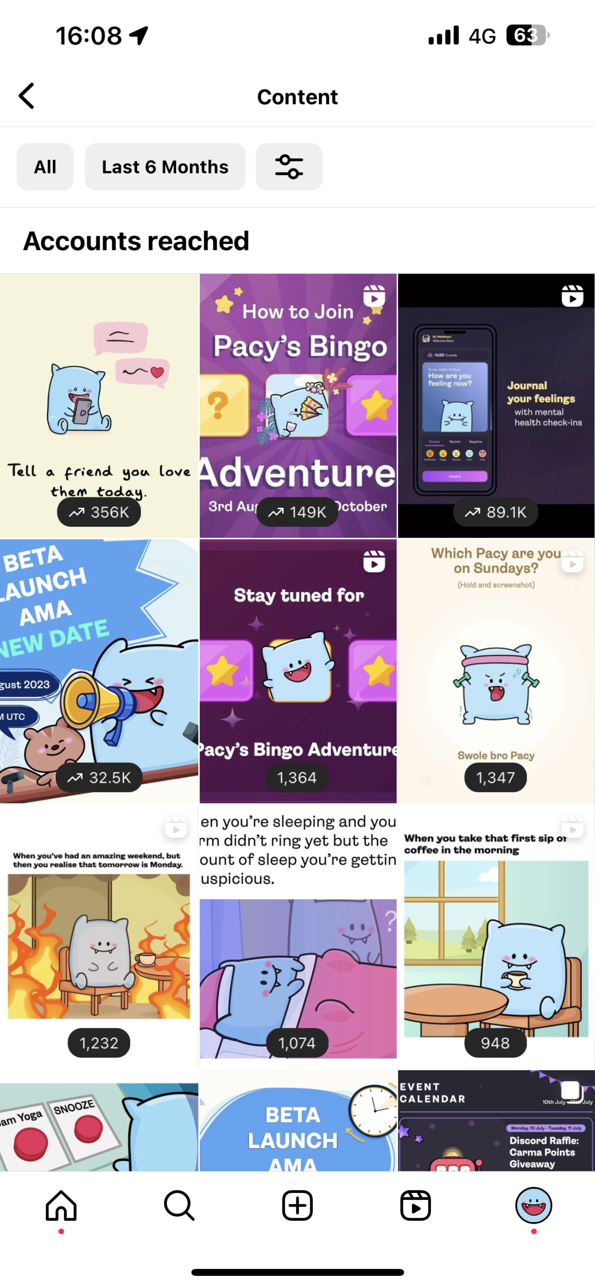Case Studies Pacer Instagram content screenshot