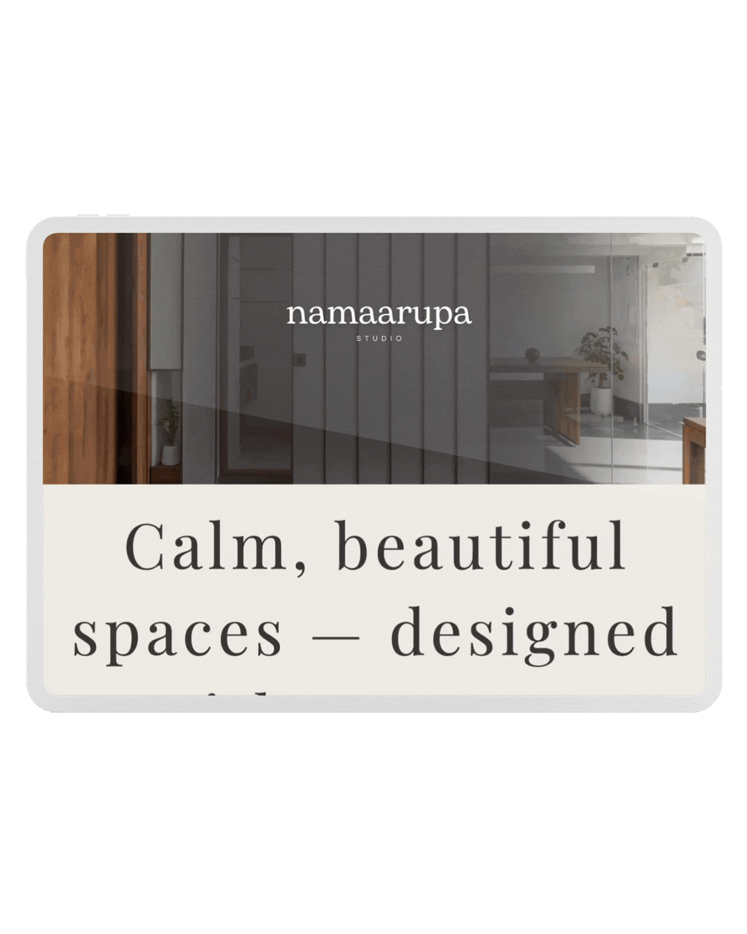 Home namaarupa mockup 2